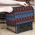 thumbnail image 7 of Uemuo Vintage Corn Pattern in Red Blue Print Toaster Cover 2 Slice, Small Kitchen Appliance Covers, Toaster Oven Cover with Loop, Bread Machine Cover Dust Cover Protection, 7 of 7