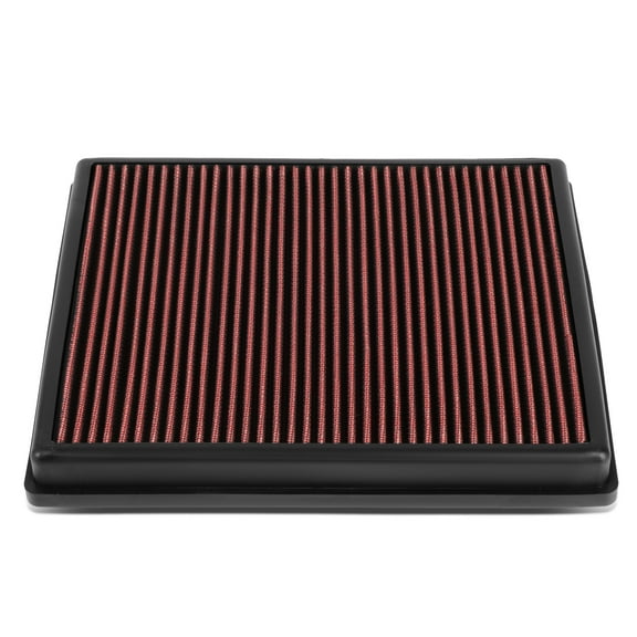 DNA Motoring AFPN-246-RD For 2012-2018 BMW 335i 435i M2 M235i Activehybrid 3 Reuseable Washable Drop-In Air Filter Panel Red 13 14 15 16 17