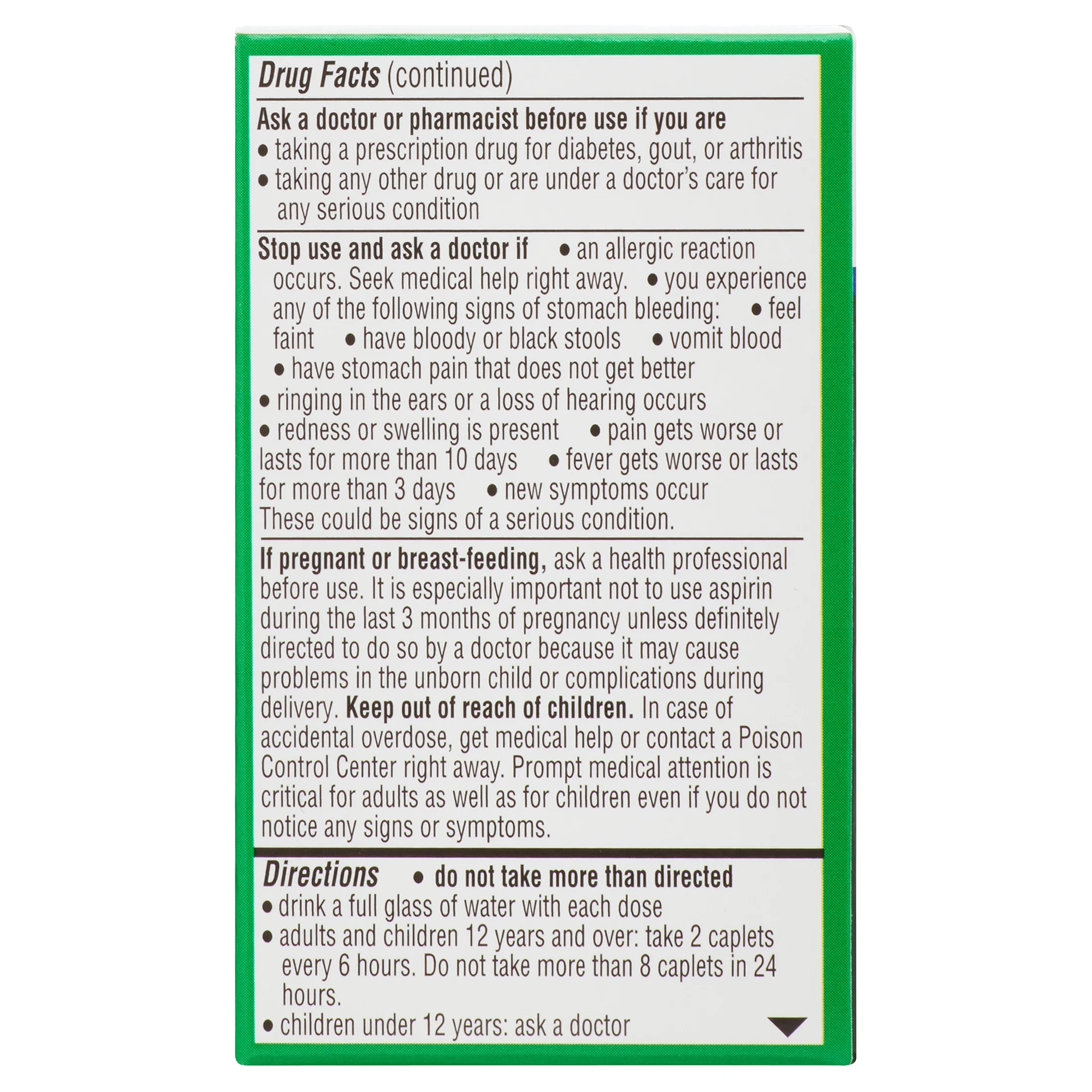 (6 pack) Equate Extra Strength Headache Relief Caplets with Acetaminophen, Aspirin, and Caffeine, 24 Count