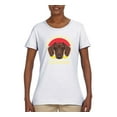 thumbnail image 2 of Wild Bobby, Life is Better with My Daschund Cute, Dog Lover, Women Graphic Tee, White, X-Large, 2 of 4