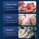 thumbnail image 3 of Lavadora de frutas y verduras,Unidad de lavado ultrasónico de frutas,Purificador de ingredientes de cesta de lavado eléctrico de doble drenaje para cocina, 3 of 5