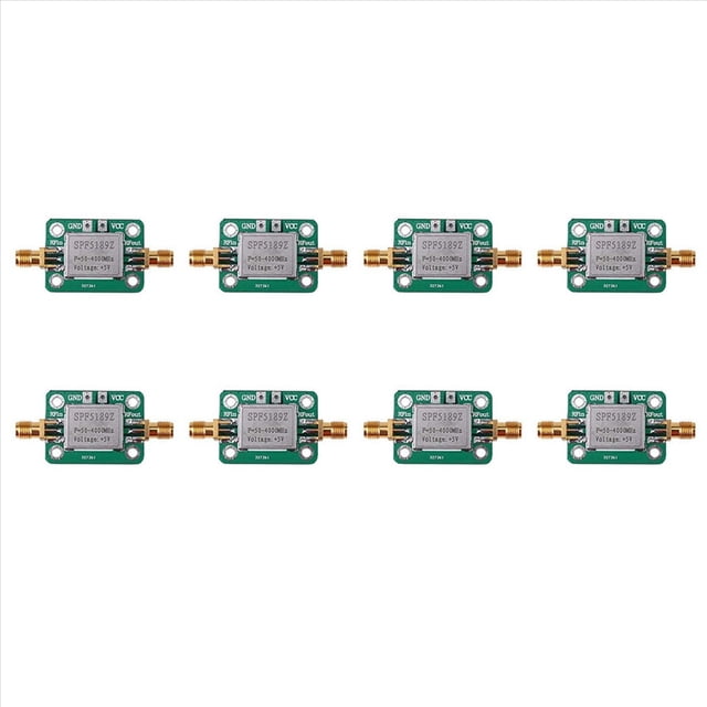 8X Amplificador de , Lna de Bajo Ruido de 50 A 4000Mhz Spf5189Z Amplificador de para Amplificar la Señal de Radio Fm Hf Vhf Uhf