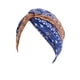 thumbnail image 2 of Qarigey Sombrero de mujer, gorros de dormir de varios colores, suministros exquisitos para niñas suaves al tacto, diadema de estilo étnico con Sombreros Naranja/Azul Marino Qarigey AP010930-10, 2 of 6