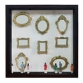 thumbnail image 3 of Mini Golden Frame Silhouette Box Improved Shadow Box Frame Kit With Museum And Golden Miniature, 3 of 3