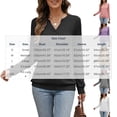 thumbnail image 3 of AGWOLF V Neck Sweatshirt for Women Comfort Long Sleeve Pullover Fall Outfits Casual Women Tops Purple S, 3 of 9