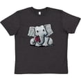 thumbnail image 3 of Inktastic KiniArt Elephant Youth T-Shirt, 3 of 5