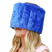 Huggaroo Ice Comfort | Cold Compress for Migraine Relief - Super Soft and Plush Shoulder and Neck Ice Pack Head Wrap - 9 Individual Ice Pack Compartments for Cold Therapy