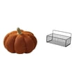 thumbnail image 1 of Almohadas De Calabaza De Halloween, Cojín De Sofá De Felpa, Decoración Decorativa Para Dormitorio Con Organizador De Pared De Metal Flotante, Cesta De Almacenamiento De Alambre, Estantes, 1 of 8