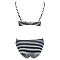 thumbnail image 2 of Traje de Baño Ocean Pacific para Mujer Bikini, Top con Varilla, Tirante Delgado, Estampado Rayas Multicolor Talla CH 2 Piezas, 2 of 4