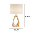 thumbnail image 5 of Bedside Lamp, Resin Bedside Table Lamp with Fabric Shade, Modern Living Room Bedside Table Lamp, 5 of 5