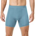 thumbnail image 2 of Hombres Deportes Seda Hielo Transpirable Talla Grande Extra Largo Anti-Desgaste Pierna Bóxer Calzoncillos Cómodos 5207, 2 of 4