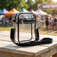 thumbnail image 6 of PONPRNGY Clear Bag, Clear Purse for Women, Crossbody Bag for Stadium Events Concerts Festivals, 6 of 7