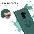 thumbnail image 2 of Samsung S9 Plus Case, DUEDUE Liquid Silicone Soft Gel Rubber Slim Cover with Ring Kickstand |Car Mount Function, 2 of 5