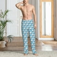thumbnail image 2 of Gaeub Golf Balls 1 Print Mens Pajama Pants,Lounge Pants With Pockets And Drawstring-Large, 2 of 6
