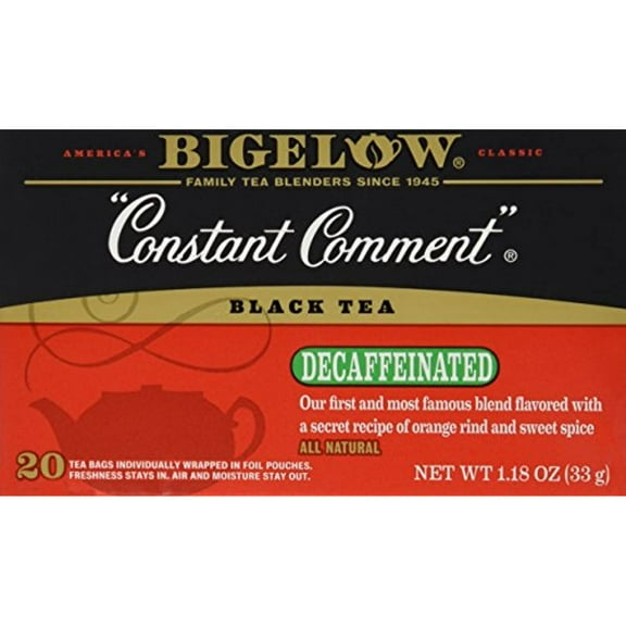 Bigelow Tea Constant Comment Decaf 20 Bags (Pack Of 3)