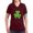 Garnet, variant on CafePress - Glitter Shamrock And Horseshoe T Shirt - Women's V-Neck Dark T-Shirt