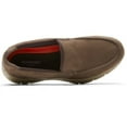 thumbnail image 3 of Rockport Primetime Casual Moc Men's Dark Brown Loafers 8W, 3 of 5