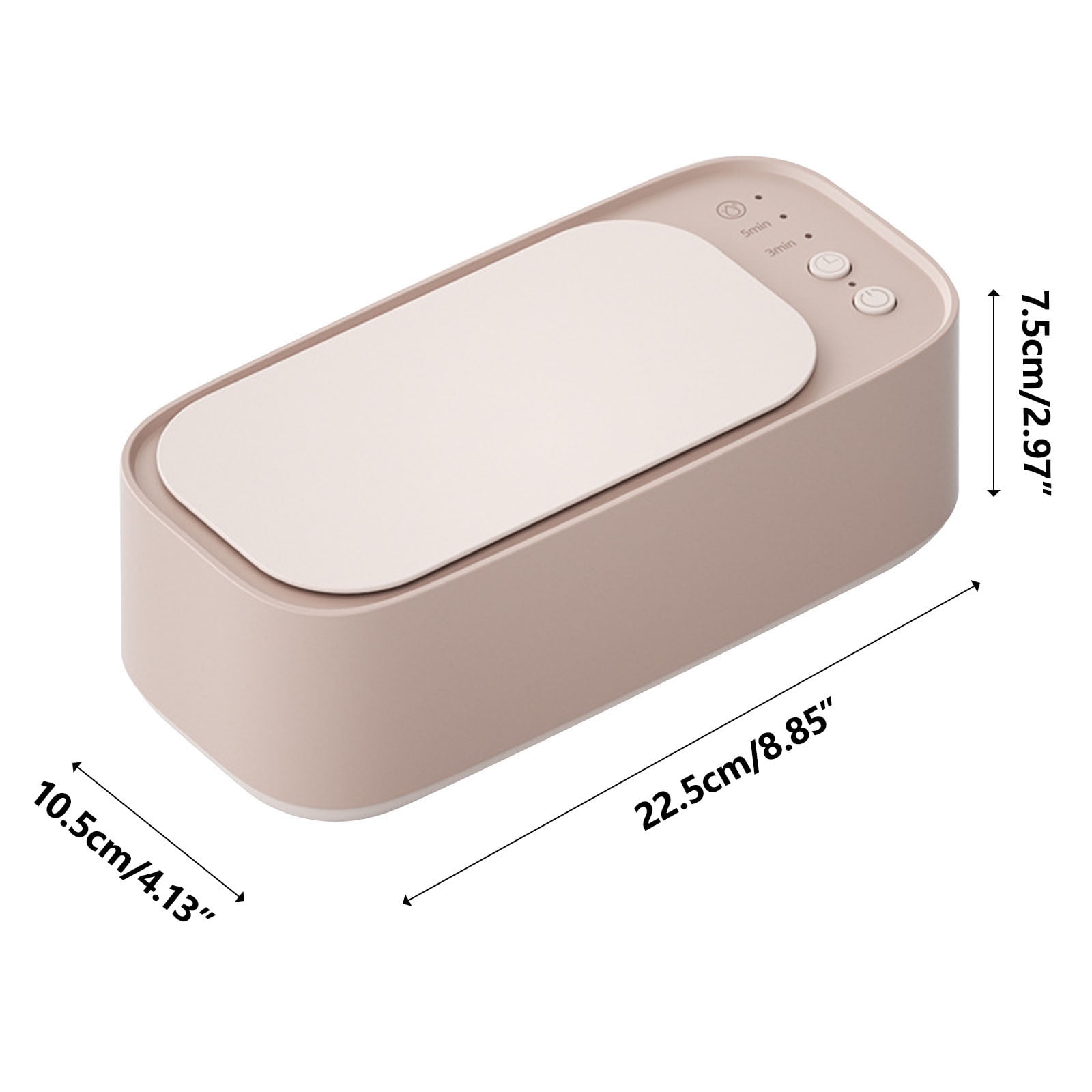 HARPI Premium White USB Ultrasonic- Glasses Cleaner Jewelry Cleaner Household Small Jewelry Cleaner.