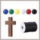 thumbnail image 3 of 1301 Piezas Cuentas para Collar, Kit Manualidades para Collares Granel, Cuentas Coloridas Surtidas, 100 Yardas Cordón de Algodón Encerado, Suministros para Collares de Bricolaje, 3 of 5