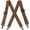 Camel, variant on Suspenders for Men Heavy Duty Adjustable Elastic 2’ Widened four hook Men's Suspenders Obese people have better results
