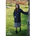 thumbnail image 2 of Aran Woollen Mills Button Up Hooded Cardigan Sweater 100% Premium Soft Merino Wool Women`s Long Cable Knitted Jacket Made in Ireland, 2 of 5