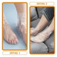 Eease Plastic Foot Covers for Moisturizing and Pedicure