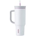 thumbnail image 1 of Owala 40oz Stainless Steel Tumbler with Handle Polar Brrr White, 1 of 4