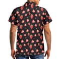 thumbnail image 3 of Yuyamidu Couples Matching Outfits Strawberry Dress Woman Summer Dresses Men's Casual Shirts Asymmetrical Dress Matching Cruise Outfits for Couples Trendy Fruit Shirt, Size XS, 3 of 5