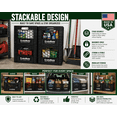 thumbnail image 7 of CrateMate Heavy-Duty Black Milk Crates for Storage, Organization,- Versatile & Durable Stackable | Perfect for Home, Camping, Worksite, & More - USA Made 18.75" x 13" x 11" 24 QT, 7 of 7
