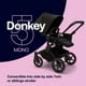 thumbnail image 2 of Bugaboo Donkey 5 Mono Complete - Cochecito individual que se convierte en cochecito doble lado a lado, múltiples posiciones de asiento - Aluminio/Negro medianoche-Negro medianoche, 2 of 5