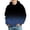 Dark Blue, variant on Kids Boys Graphic Hoodies Waffle Knit Gradient Color Long Sleeve Textured Hooded Sweatshirt for Youth Casual Streetwear