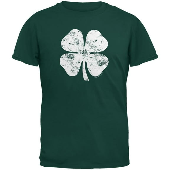 Old Glory Distressed Shamrock Green Men's T-Shirt
