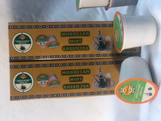 Moroccan Mint Green Tea Keurig  K-Cup (48Count) Deep Flavors Reuse Twice