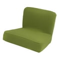 thumbnail image 2 of DOLITY Housse de Chaise de Salle à Manger Extensible Dossier Bas Tabouret de Bar Vert, 2 of 7