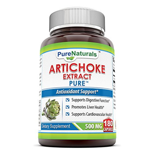 Pure Naturals Artichoke Extract 500 Mg 180 Capsules
