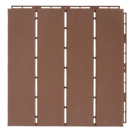 OULII Outside Deck Flooring Wood-Plastic Floor for Balcony Waterproof 1Pack 30x30cm