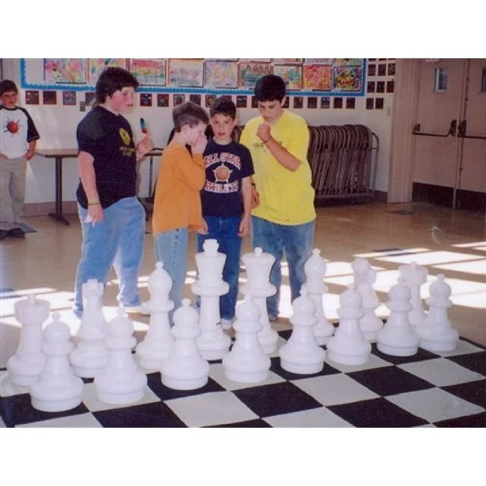 MegaChess Giant Games Mega Chess Sets with 25-inch King and Giant Chess Mat