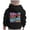Black, variant on Little Girl Hoodies Casual Loose Cute Print Long Sleeve Hoodie Outfits Size 5-6T ,Pink
