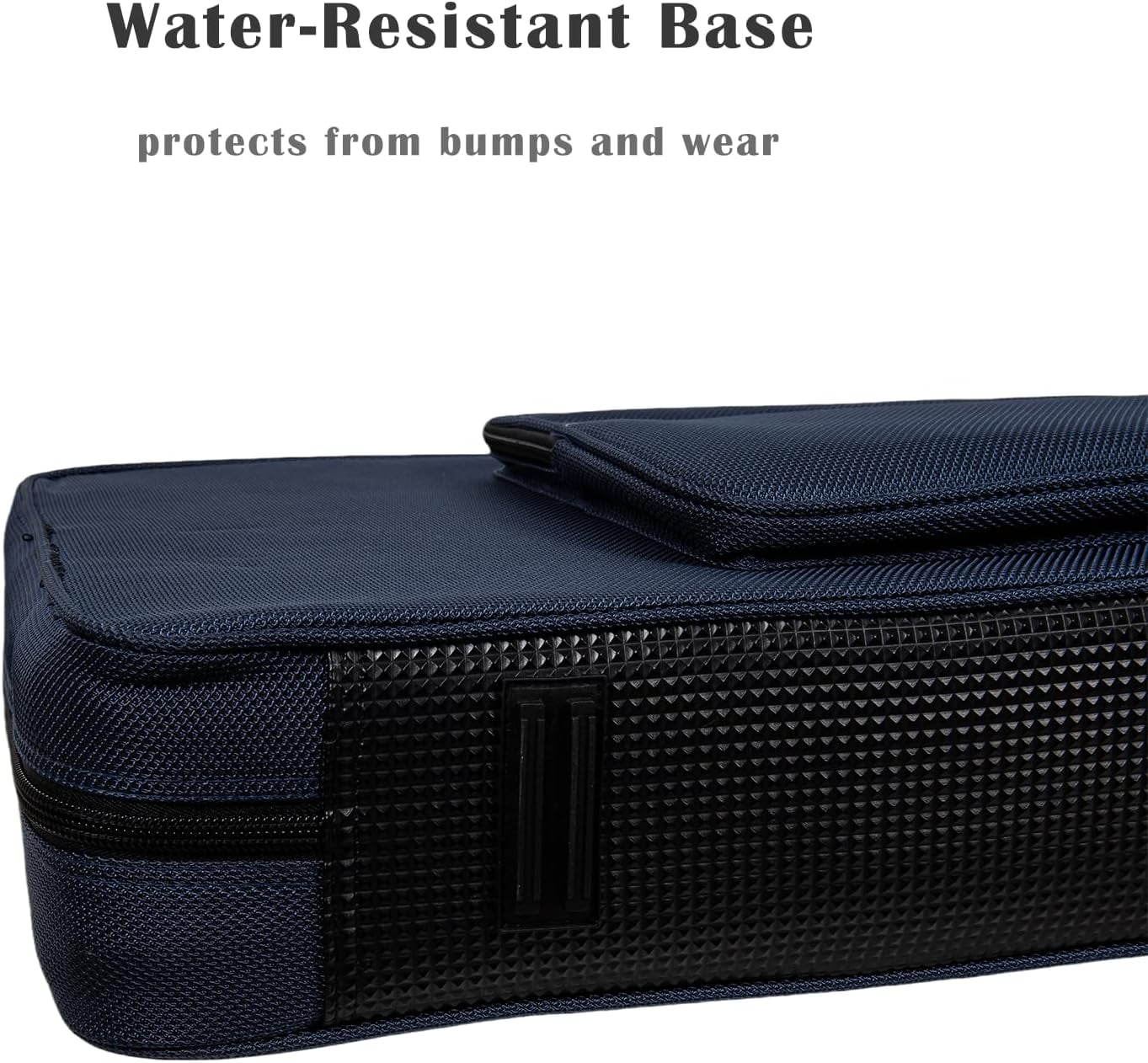 Crossrock Bass Guitar Foam Case for Precision & Jazz | Lightweight Blue Gig Bag with Plush Interior, Adjustable Fit & Storage (CRP300BBL)