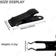 thumbnail image 3 of 20 Pcs Pinces Mini en Métal Larges Pinces Crocodile Larges Pinces à Ressort Ligne de Test, 3 of 5