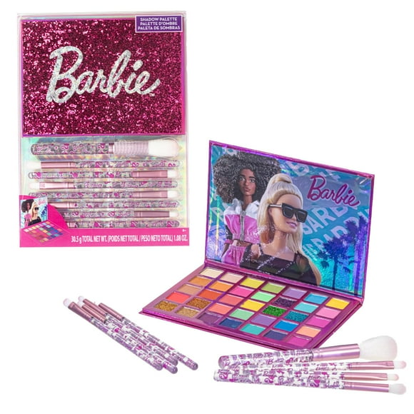 Paleta de sombras de ojos Townley Girl Barbie 35 pocillos con brochas