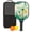 Black, variant on Pickleball Paddles Set Of 1, Fiberglass Surface, Tropical Leaf Print, 1 Paddle, 2 Balls & Bag