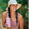 thumbnail image 4 of Hydro Flask Gobelet en Acier Inoxydable Tout Autour 20 Oz avec Paille Flexible Résistante aux Fuites et Couvercle à Pression, Trillium, 4 of 4