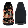 thumbnail image 6 of XYZCANDO Decorative Front Seats Protector Truck Auto SUV, Soft Removable Car Front Seat Covers 2 pcs Polyester Cottagecore Mushroom Night, 6 of 10