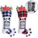 thumbnail image 3 of Medias navideñas para mascotas, 18.0 in de gran pata a cuadros con almacenamiento de fotos para perros, gatos, medias navideñas, decoraciones navideñas, decoración de temporada navideña familiar, jueg, 3 of 5