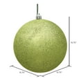 thumbnail image 2 of Vickerman 15.75" Lime Glitter Ball Ornament, 2 of 2