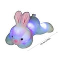 thumbnail image 3 of Usloyux Kids Toys Under $5 Bunny Stuffed Animal,13.8 Inch Light up White Bunny Soft Plush Toy,Baby Appease Toys Accompany Dolls,Cute Doll Toy for Kids Christmas,Birthday,Holiday Party Gifts, 3 of 6