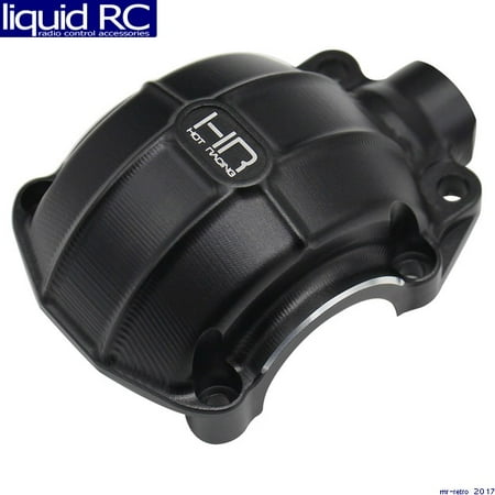 Cen Racing Differential - Hot Racing TUDR12CF01 Aluminum CNC Differential Covers (Black) - UDR