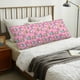 thumbnail image 4 of Balery pink Holiday Joy Funda Protectora para Almohada Corporal de Algodón Hipoalergénico con Cierre(55 x 21 pulgadas), Almohadas No Incluidas, 4 of 7