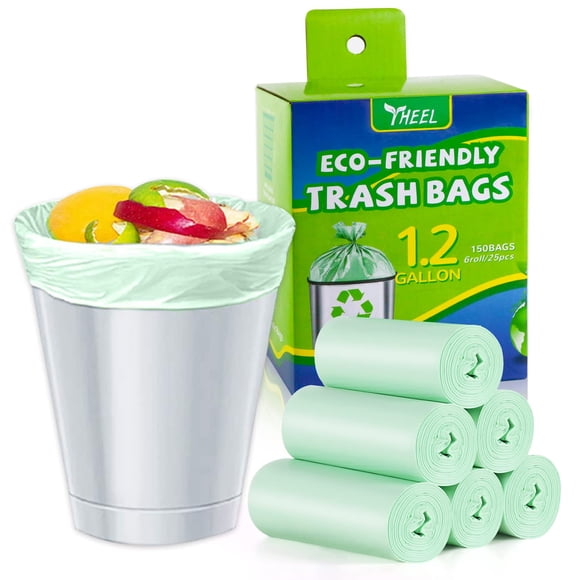 Bolsas de basura YHEEL de 4,5 l/1,2 galones para baño, cocina y oficina